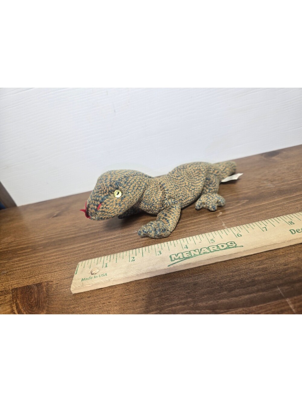 Vintage Ty Beanie Baby Scaly the Lizard Plush 1999 Speckled Reptile 9"